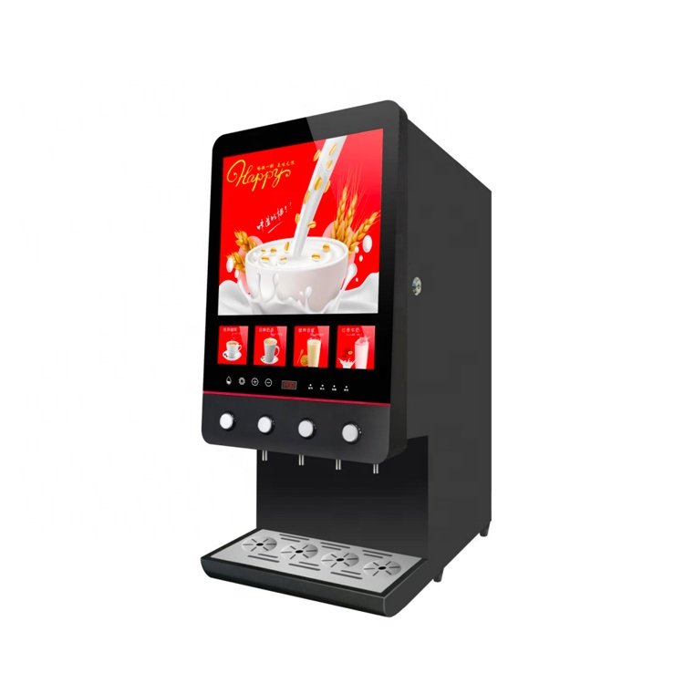 Make Two Flavors Coffee Maker Countertop High Quality Single Hot/Double temperature Touch Button Instant Coffee Maker
