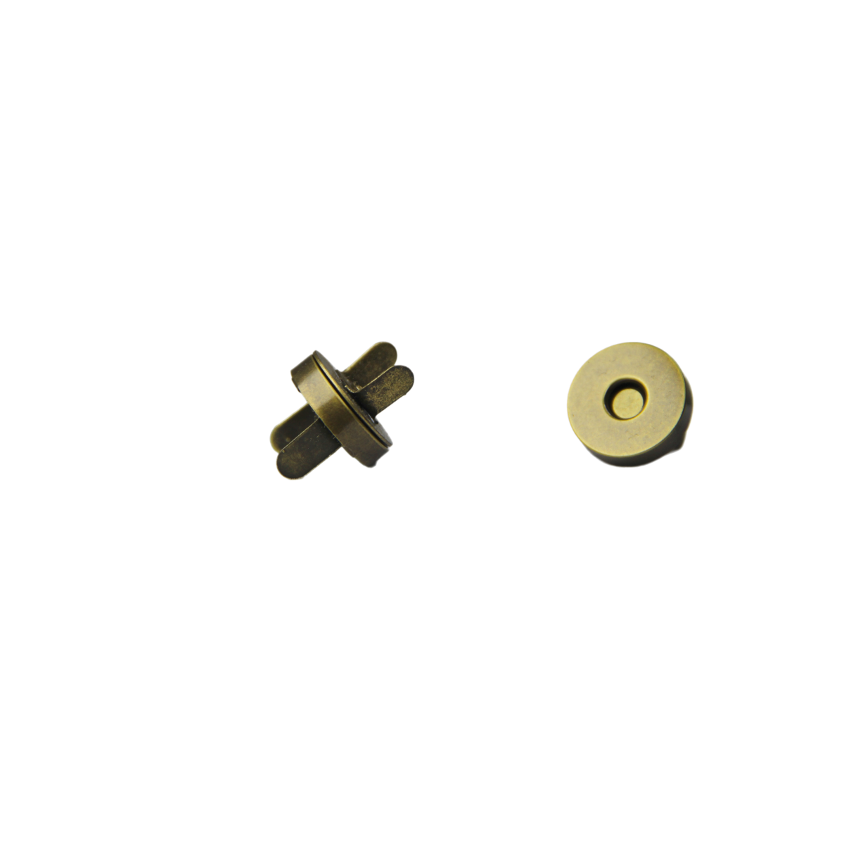 18mm Copper Magnetic button for handbag Antique brass Metal snaps for purse and clothes
