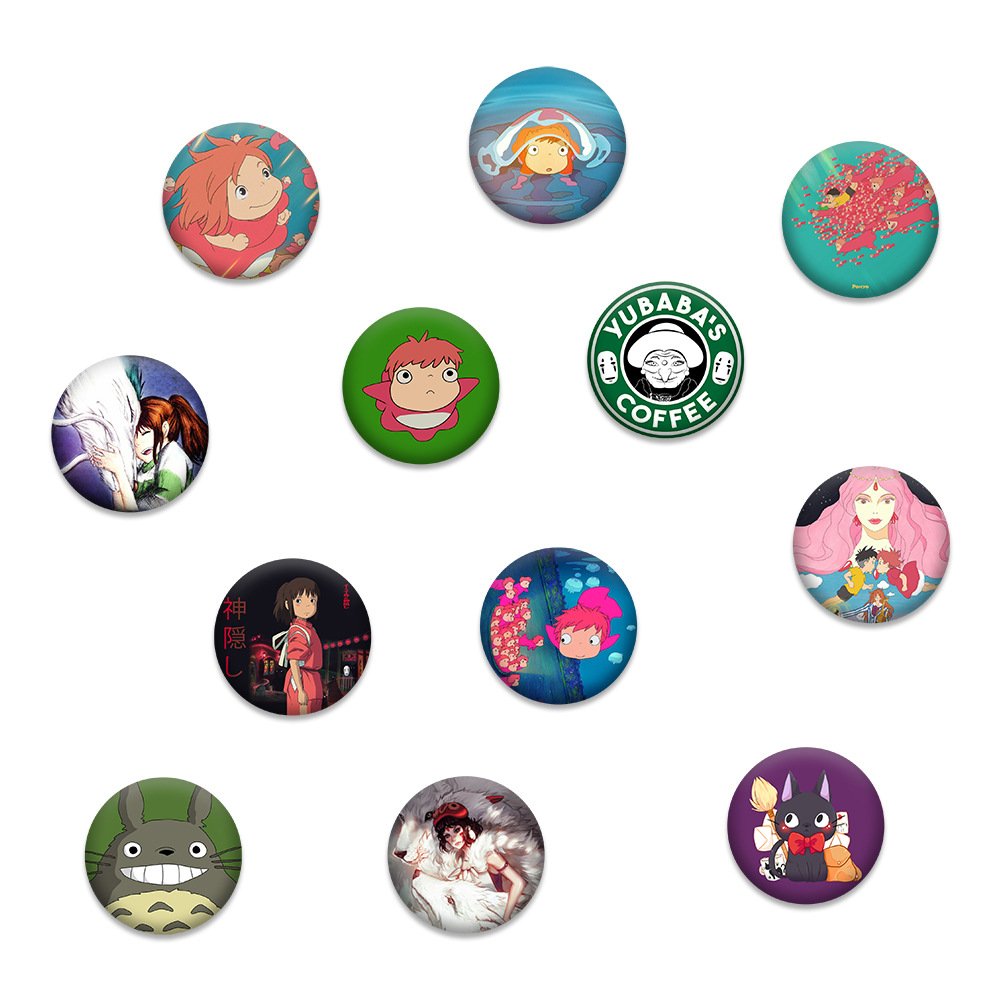 Wholesale Blank Metal Tin Tinplate Pin 25mm 32mm 37mm 44mm 58mm 65mm Cute Anime Promotional Custom button Badge With Magnet