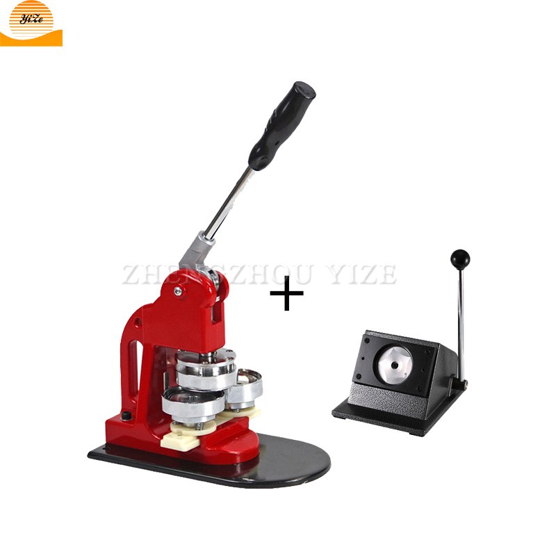 Metal badge button pin maker making machine snap button press machine