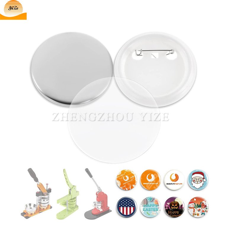 Metal badge button pin maker making machine snap button press machine