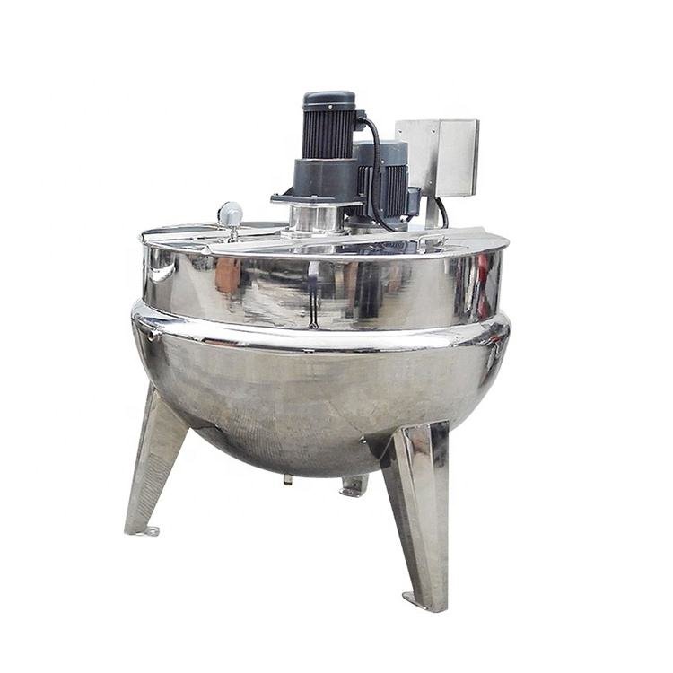 Food Cooker Steam/Gas/Electric Jacket Kettle With Agitator