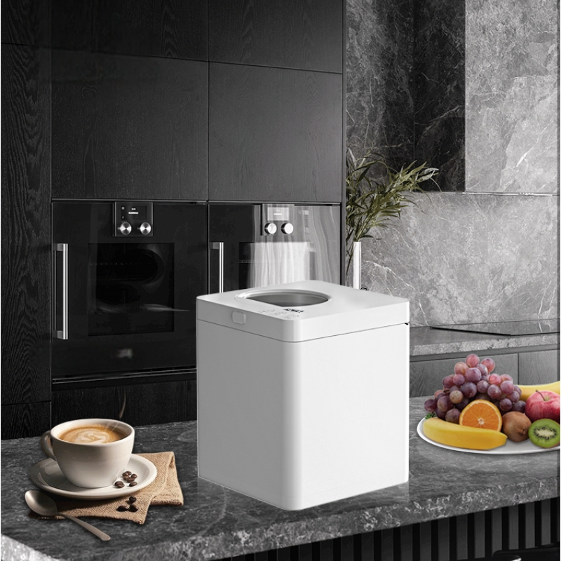 2.5L 220V Electric Kitchen Compost Bin Household Food Waste Disposer with Button Control Garbage Disposal Making Machines