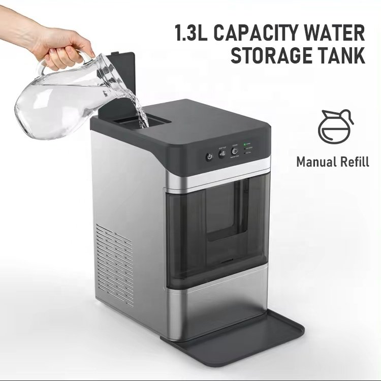 coffee shop Household Holiday Party Cold Drink Desktop Self-Cleaning Nugget Ice Maker Machine