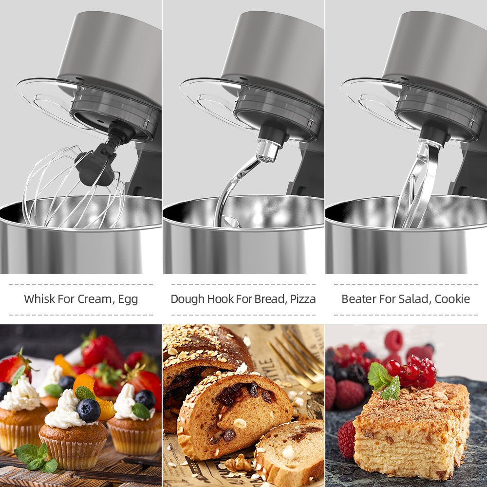 Factory OEM/ODM Portable Lightweight Food Mixer Electric Dough Cake Food Making Stand Mixer