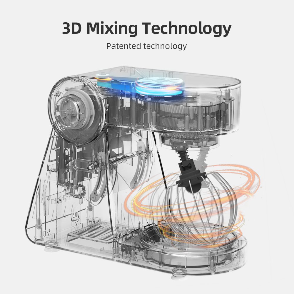 Factory OEM/ODM Portable Lightweight Food Mixer Electric Dough Cake Food Making Stand Mixer