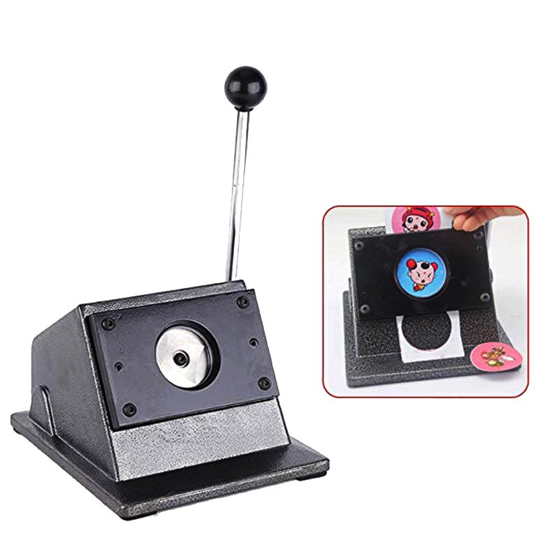 Button Maker Machine Pin Badge press machine with pin back button material 500set
