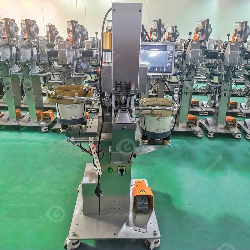 Garment Rivet Metal Snap Full Automatic Button Fastener Production Make Machine for Clothes