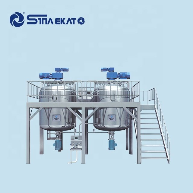 PME-1000L Liquid Soap Shampoo Detergent Cleanser Making Machine Liquid Washing Homogenizer Mixer Chemical Homogenizer