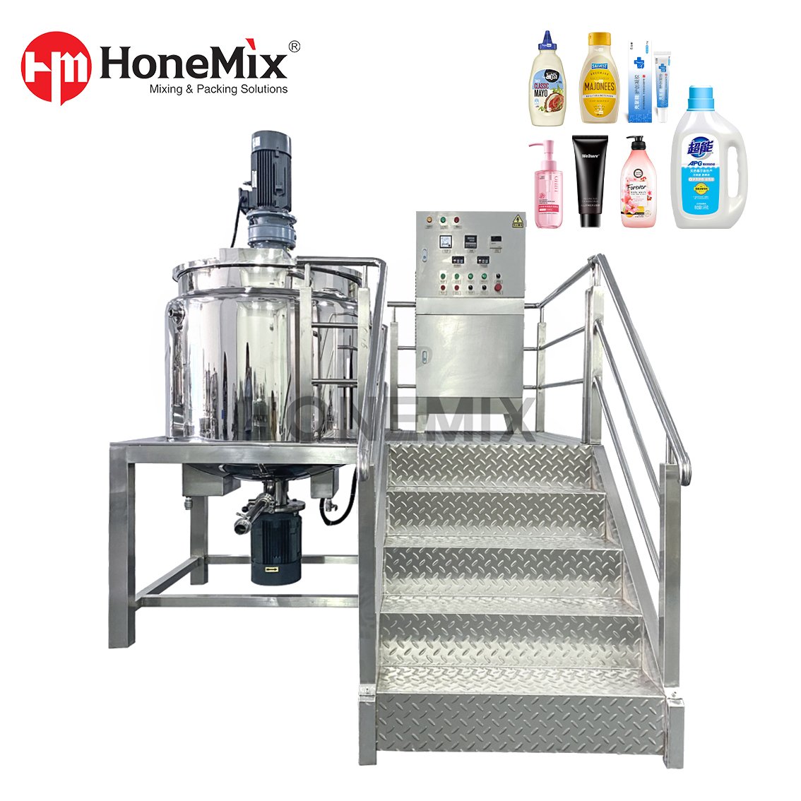 HoneMix face cream dishwasher shampoo body lotion making machine cosmetic mixer