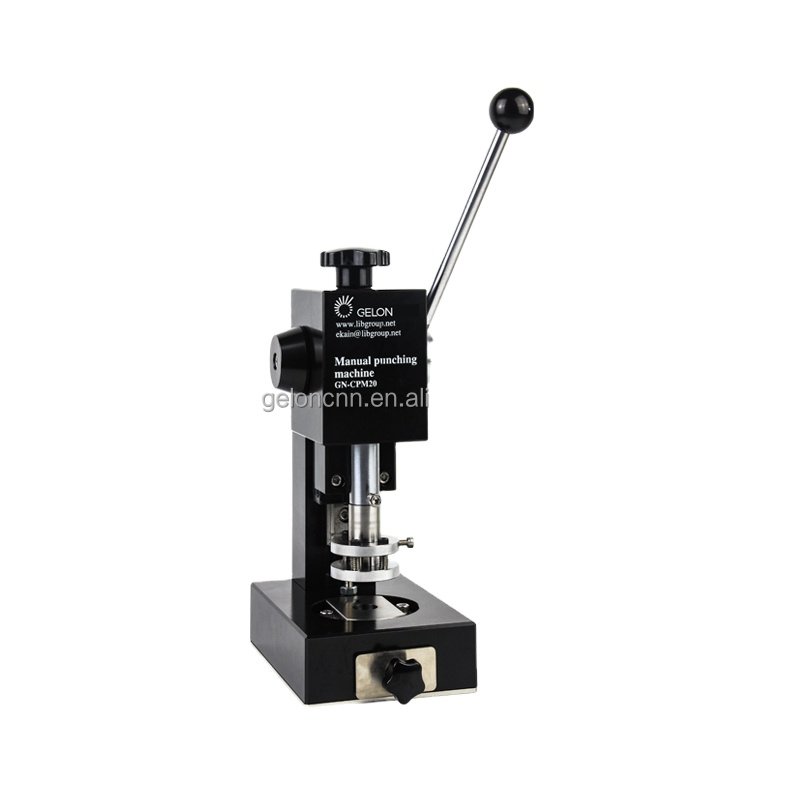 GELON Coin cell manual desktop punching Machine for lithium ion battery