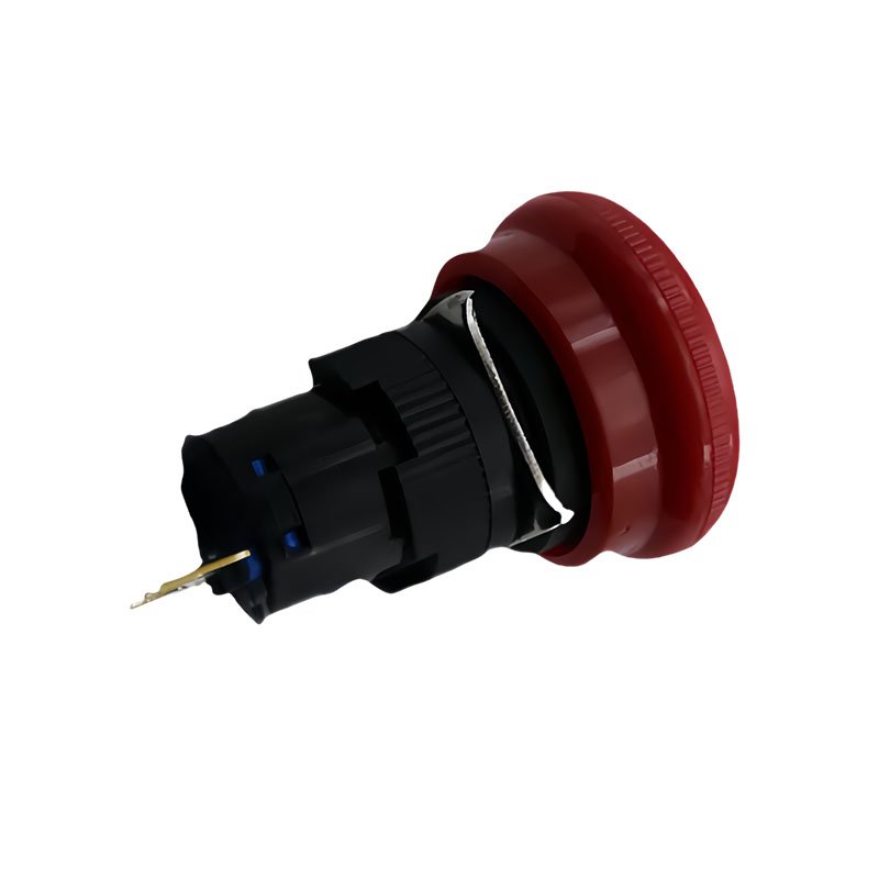 New Original Pushbutton 3SU1001-1HB20-0AA0 22 mm, Round, Plastic, Red,40 mm, Positive latching, Acc. to EN ISO 13850