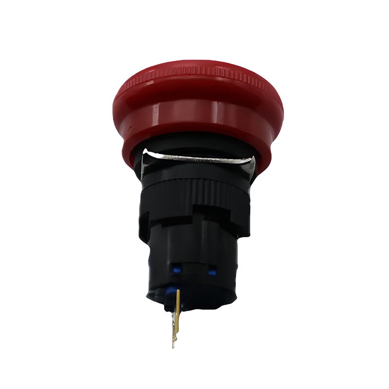New Original Pushbutton 3SU1001-1HB20-0AA0 22 mm, Round, Plastic, Red,40 mm, Positive latching, Acc. to EN ISO 13850