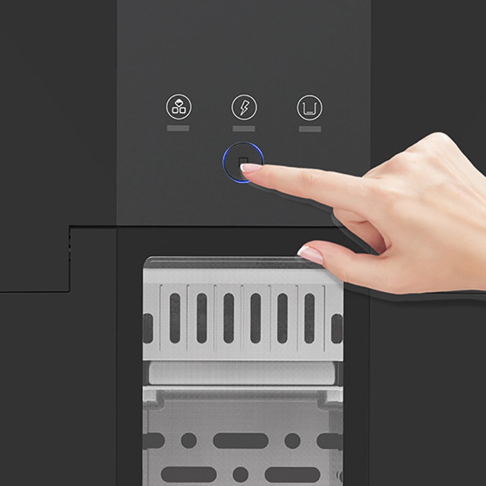 AQUART Use Ice Cube Machine Pellet Ice Making Machine Kitchen Bar Mini Countertop Size Home OEM 12kg Electric Plastic 9 Pieces
