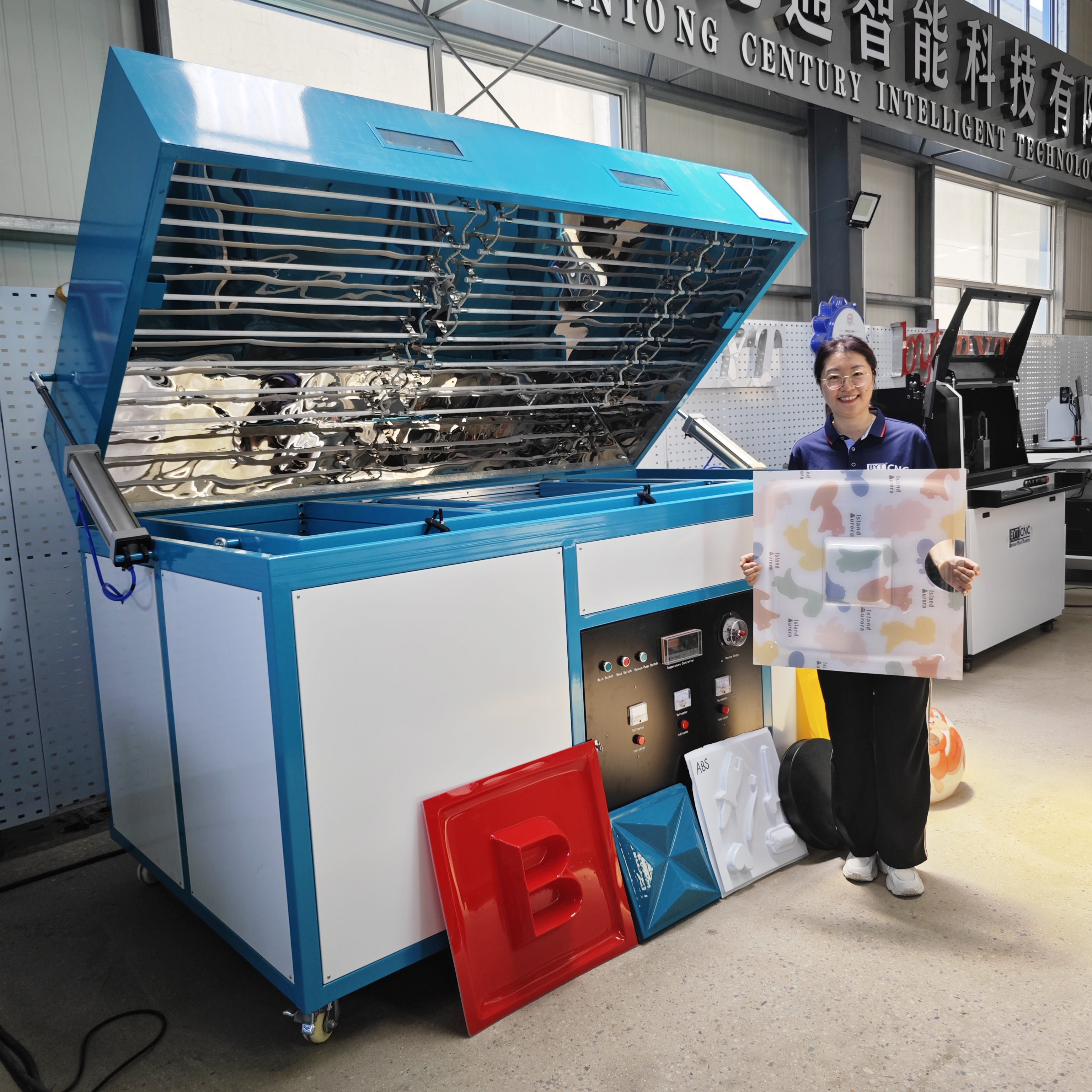 signs making molding blocks industrial vacuum former price abs acrylic thermoforming plastic vacuum forming machine manufacturer