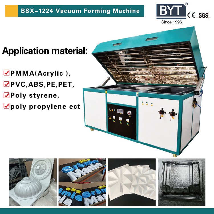 signs making molding blocks industrial vacuum former price abs acrylic thermoforming plastic vacuum forming machine manufacturer