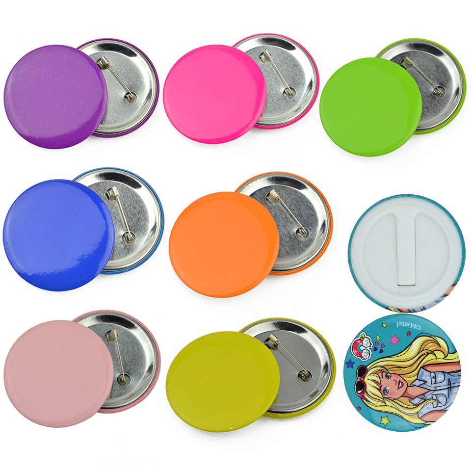 Presse Metal Badges OEM Factory Promotional Gifts Custom Printed Logo Blank Round Button Badge Pin Custom Tinplate Button Badge