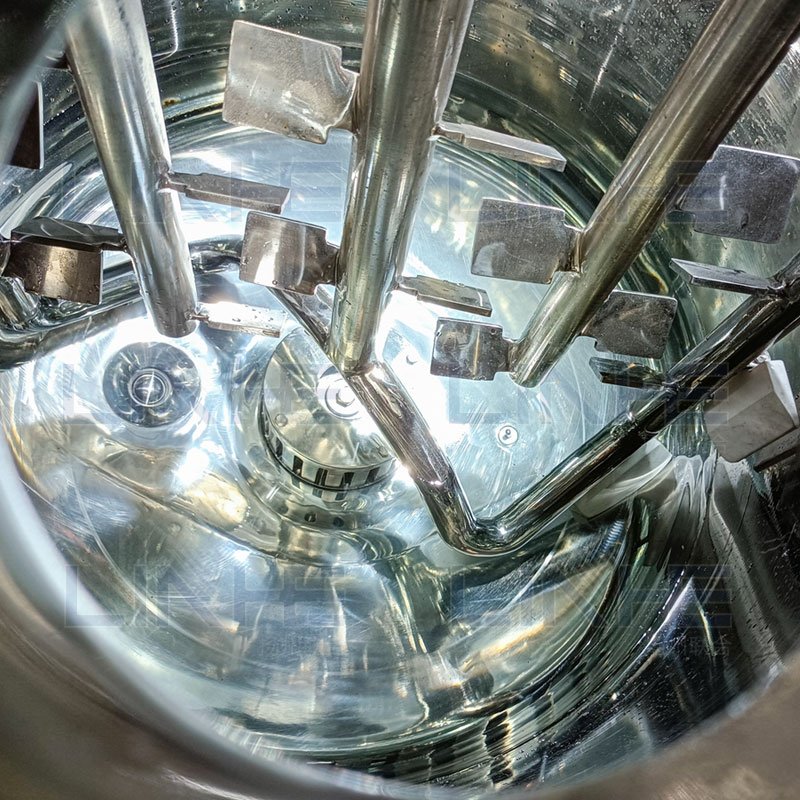 Vacuum Homogenizer Emulsification Machine Syrup Mixer Stirring Tank Mayonnaise Ketchup Sauce Mixing Making Machine