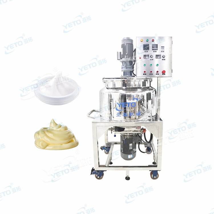 Cosmetic cream lotion homogenizer mixing machine high shear stainless steel mixer for detergent lotion mayonnaise making
