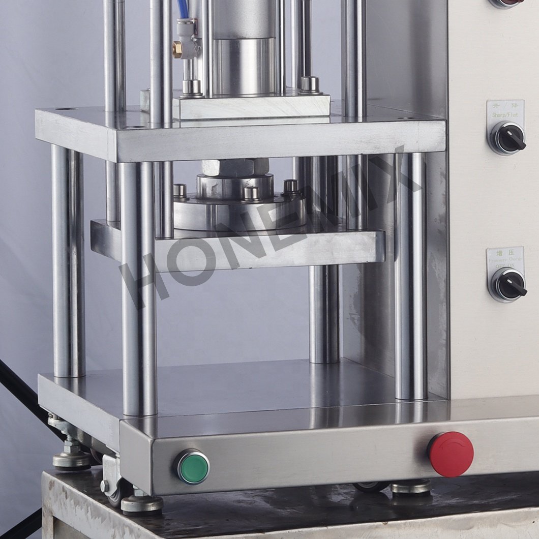 HoneMix Small eyeshadow compact press machine lab color cosmetics manual makeup powder pressing machine
