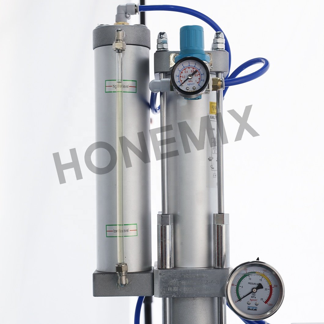 HoneMix Small eyeshadow compact press machine lab color cosmetics manual makeup powder pressing machine