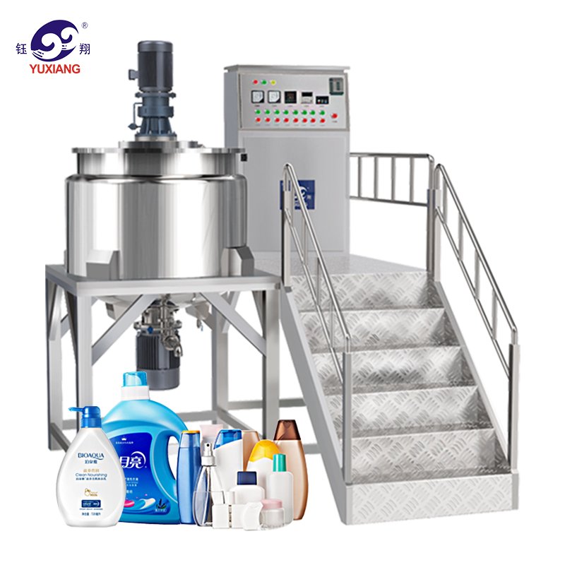 Yuxiang 2024 New Cosmetic Shampoo and Facial Cleanser Stationary High Shear Emulsifying Homogenizing Mixing Equipment