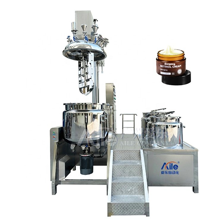 Automatic Vacuum Homogenizer Machine Vacuum Cream Cosmetic Mixer Cream Gel Lotion Making Machine