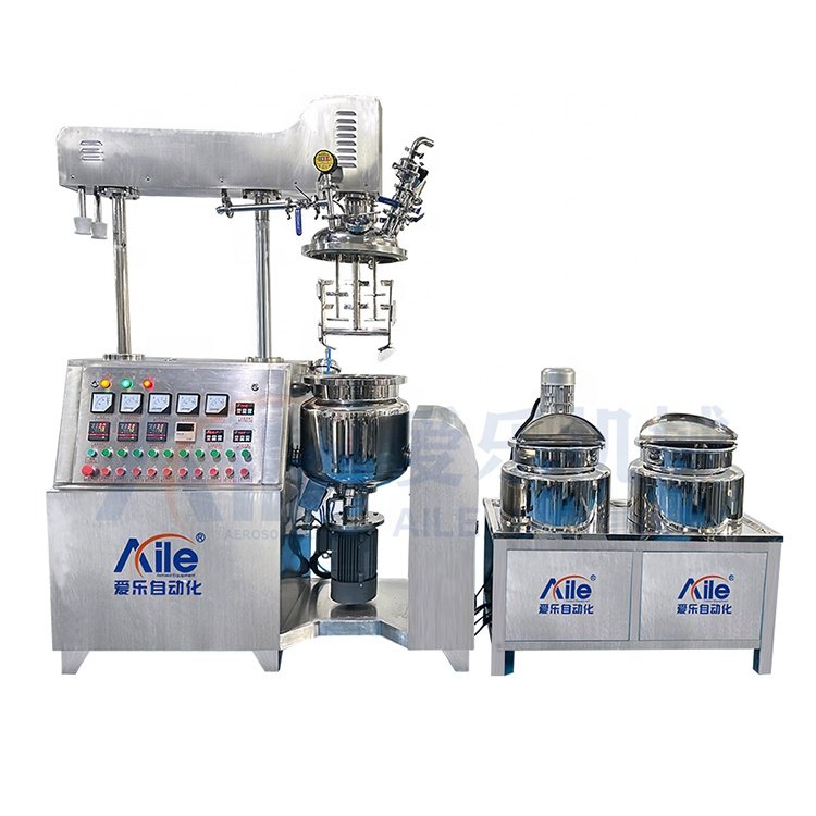 Automatic Vacuum Homogenizer Machine Vacuum Cream Cosmetic Mixer Cream Gel Lotion Making Machine