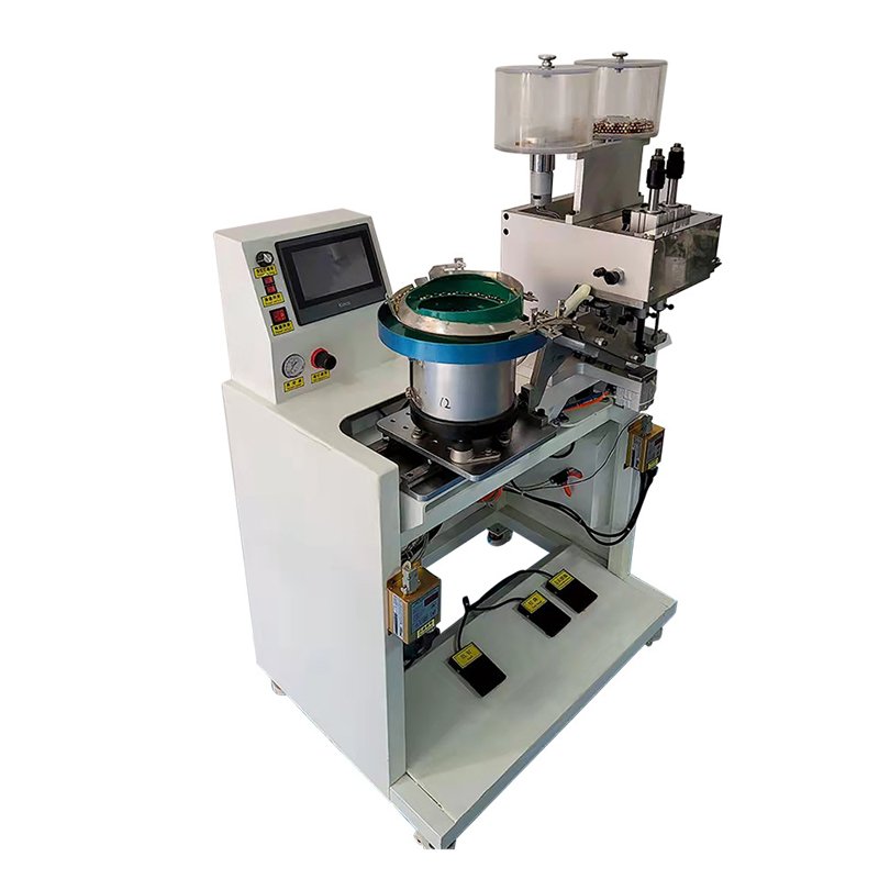 Fully automatic pearl rivet machine for pearl and bead setting