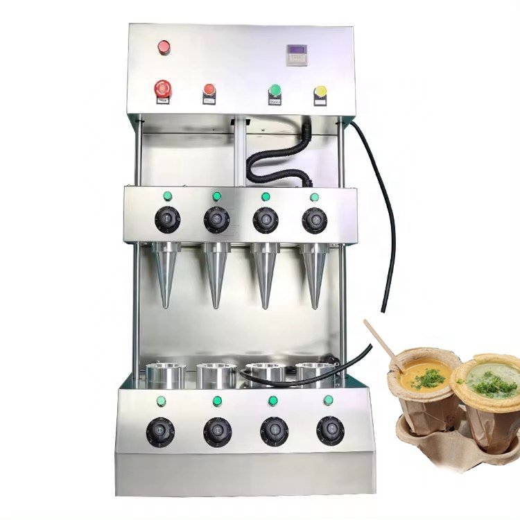Espresso Mug Biscuit Cookie Ice Cream Milk Tea Cup Maker Machine Edible Coffee Cups Making Machine