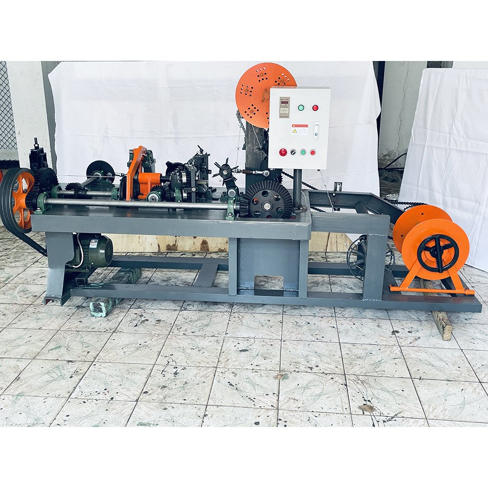 60 kg/h Automatic Twisted Barbed Wire Mesh Making Machine/maquina para hacer alambre de pua