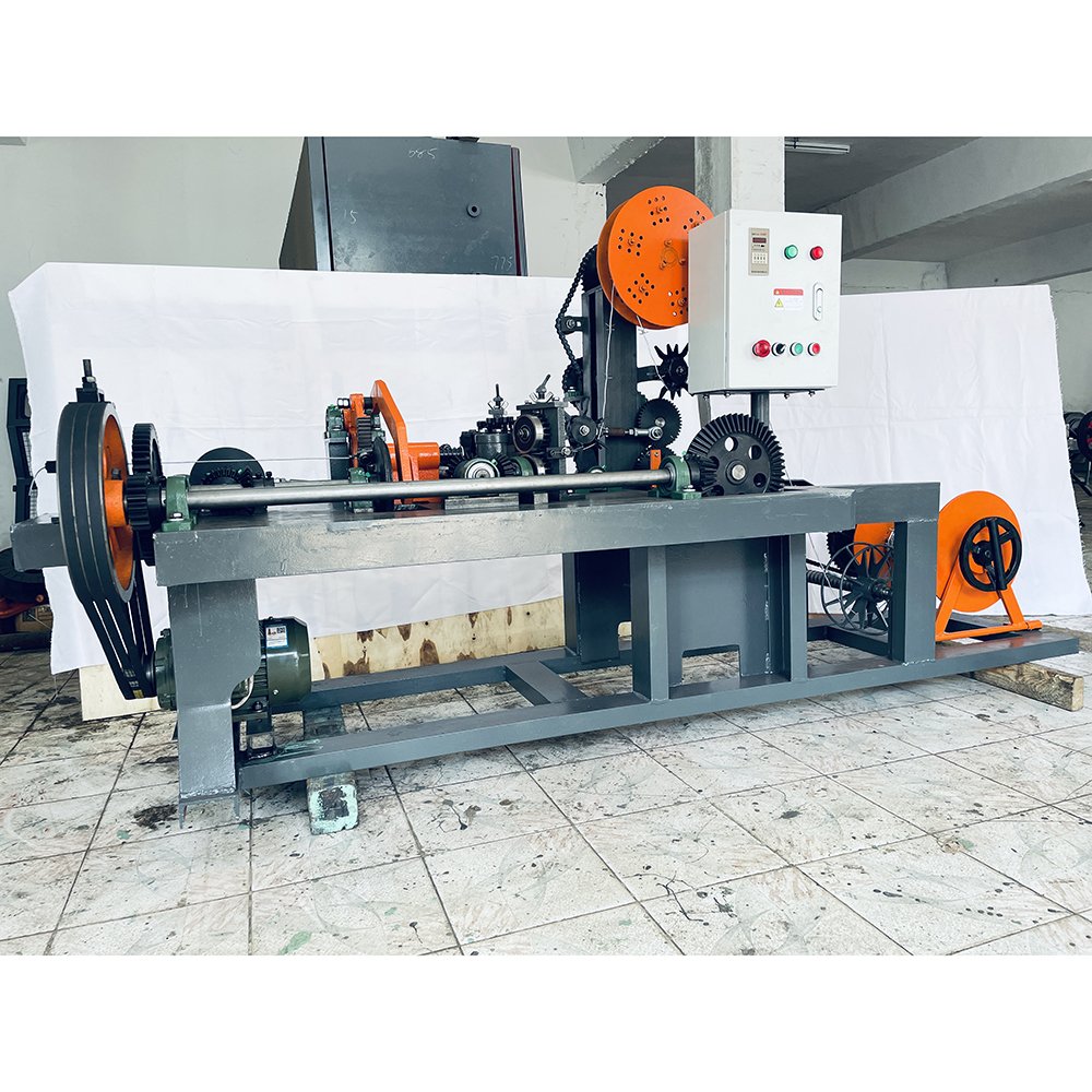 60 kg/h Automatic Twisted Barbed Wire Mesh Making Machine/maquina para hacer alambre de pua