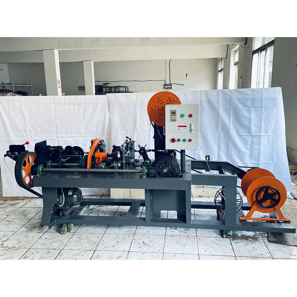 60 kg/h Automatic Twisted Barbed Wire Mesh Making Machine/maquina para hacer alambre de pua