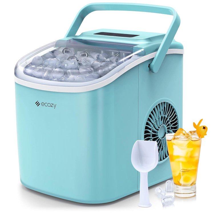 Ecozy Factory Wholesale NEW Ice Making Machine Portable Countertop Ice Maker for Home Use