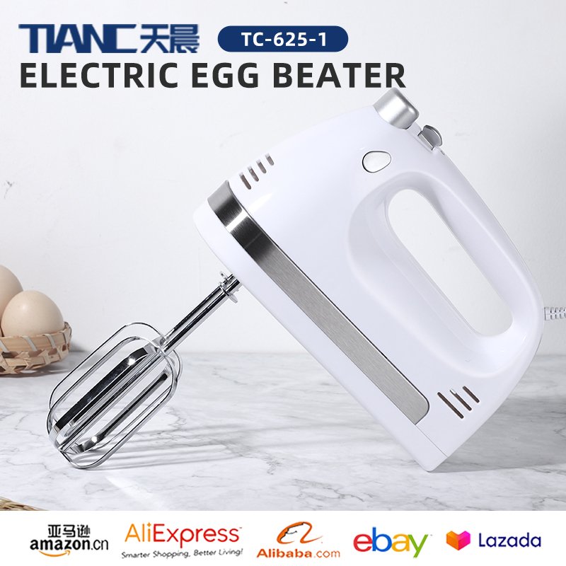 New Product Hand Held Electric Food Dough Mixer Machine Egg Beater Kitchen Semi Automatic Hand Mixer Electric Egg Beater