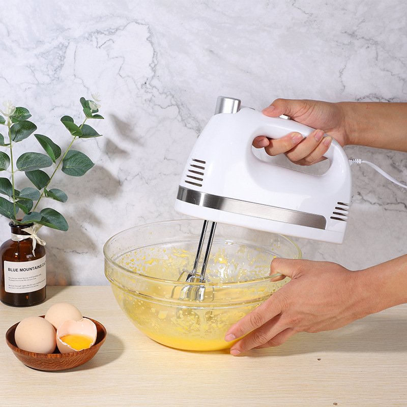 New Product Hand Held Electric Food Dough Mixer Machine Egg Beater Kitchen Semi Automatic Hand Mixer Electric Egg Beater