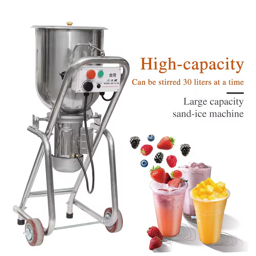 XEOLEO Commercial Ice Blender 30L Multifunction Blend machine 1500W Food blender stainless steel Mashing machine Fruit&Vegetable