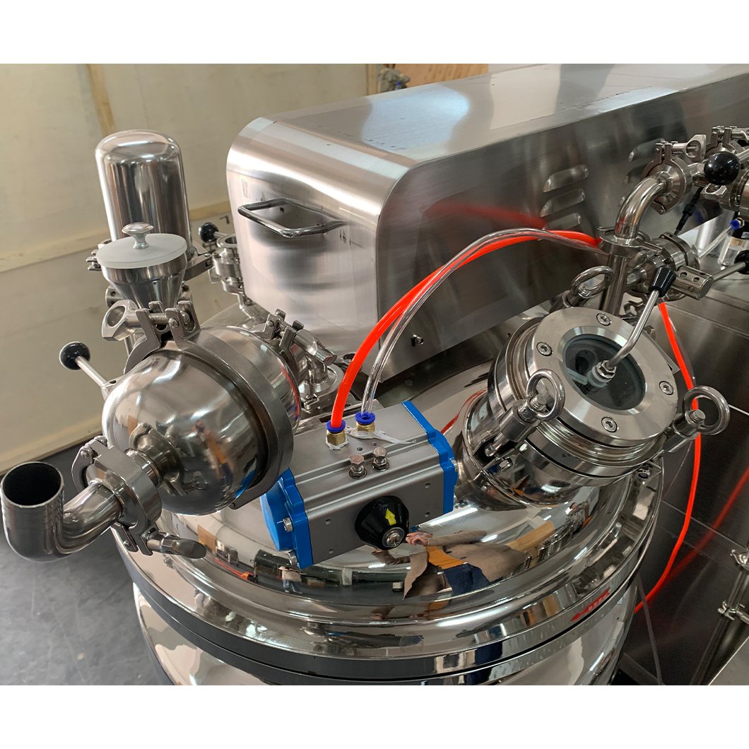 HoneMix High quality shampoo cteam lotion making machine vacuum emulsifying mixer cosmetics making machine