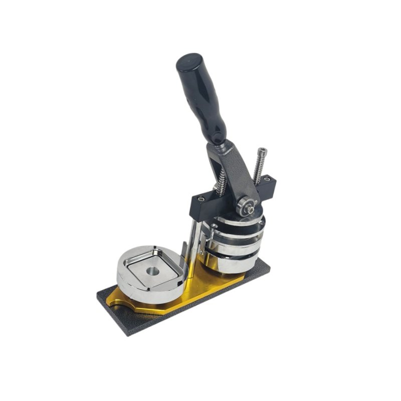 Semi-Automatic Photo Magnet Making Machine 35mm 50mm Manual Square Pin Badge Maker Button Badge Machine