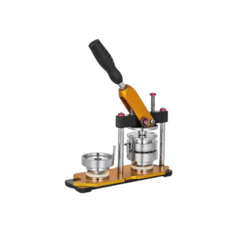 Semi-Automatic Photo Magnet Making Machine 35mm 50mm Manual Square Pin Badge Maker Button Badge Machine