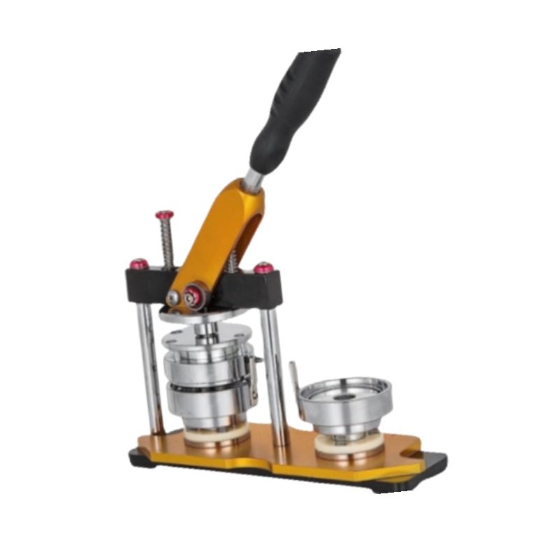 Semi-Automatic Photo Magnet Making Machine 35mm 50mm Manual Square Pin Badge Maker Button Badge Machine