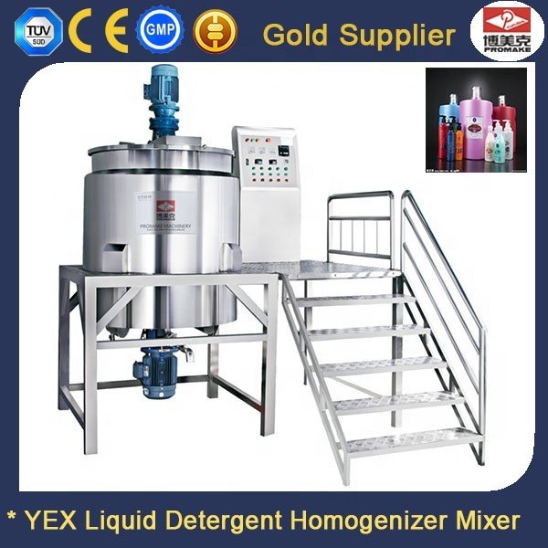 300L Shampoo Liquid Soap Mixing Tank Stainless Steel Mixer Detergent Hand Wash