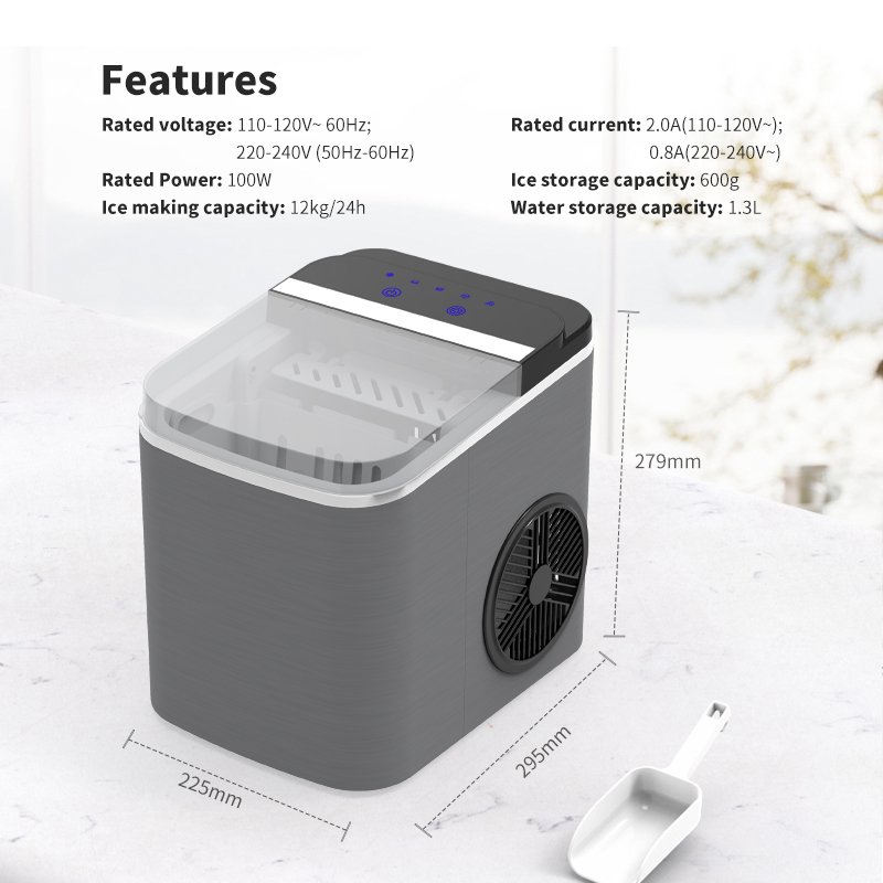 Portable Small Countertop Ice Maker Machine Portable Mini Ice Ball Maker Home