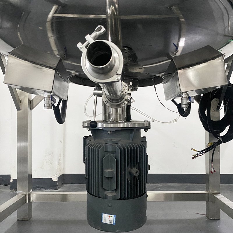 lotion cosmetic making mixing machine 100l 200l 300l 500l 1000l 2000l emulsifying homogenizer mixer tank