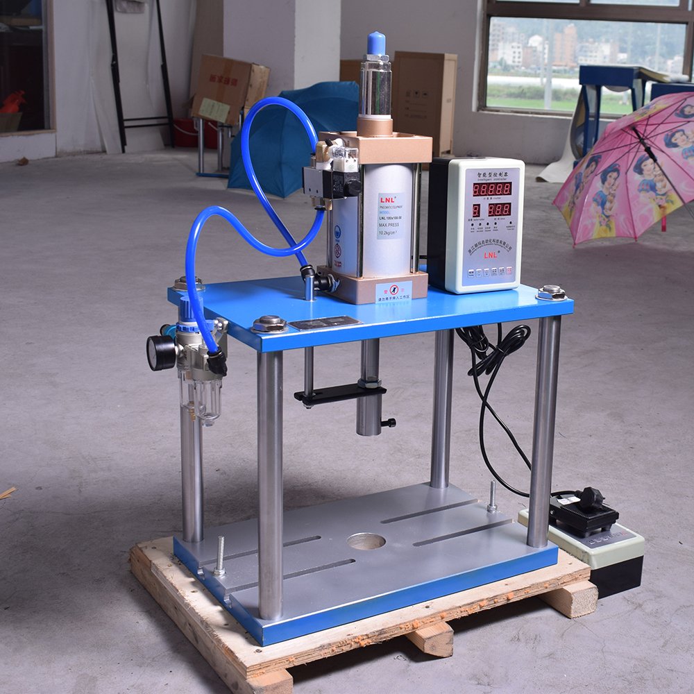 table top pneumatic press machine eyelet pneumatic punching machine pp1000 for sales