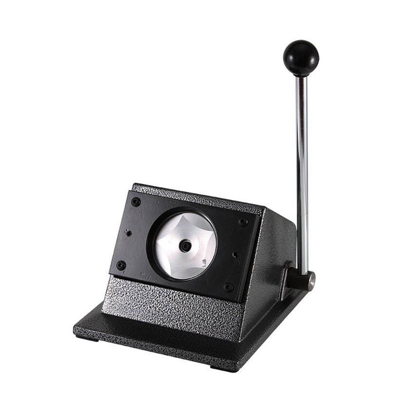 Automatic 75mm 3Inch Plastic Die Button Paper Cutter 85mm Circle Punch Manual Graphics Grade Graphic Button Making Machines