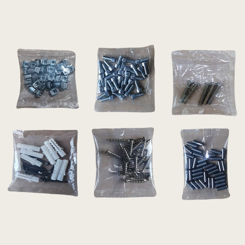 Factory direct automatic counting hardware nails, bolts, nuts, fiber packaging machine, camphor plastic button packaging machine