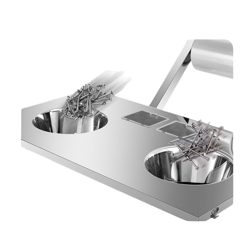Factory direct automatic counting hardware nails, bolts, nuts, fiber packaging machine, camphor plastic button packaging machine