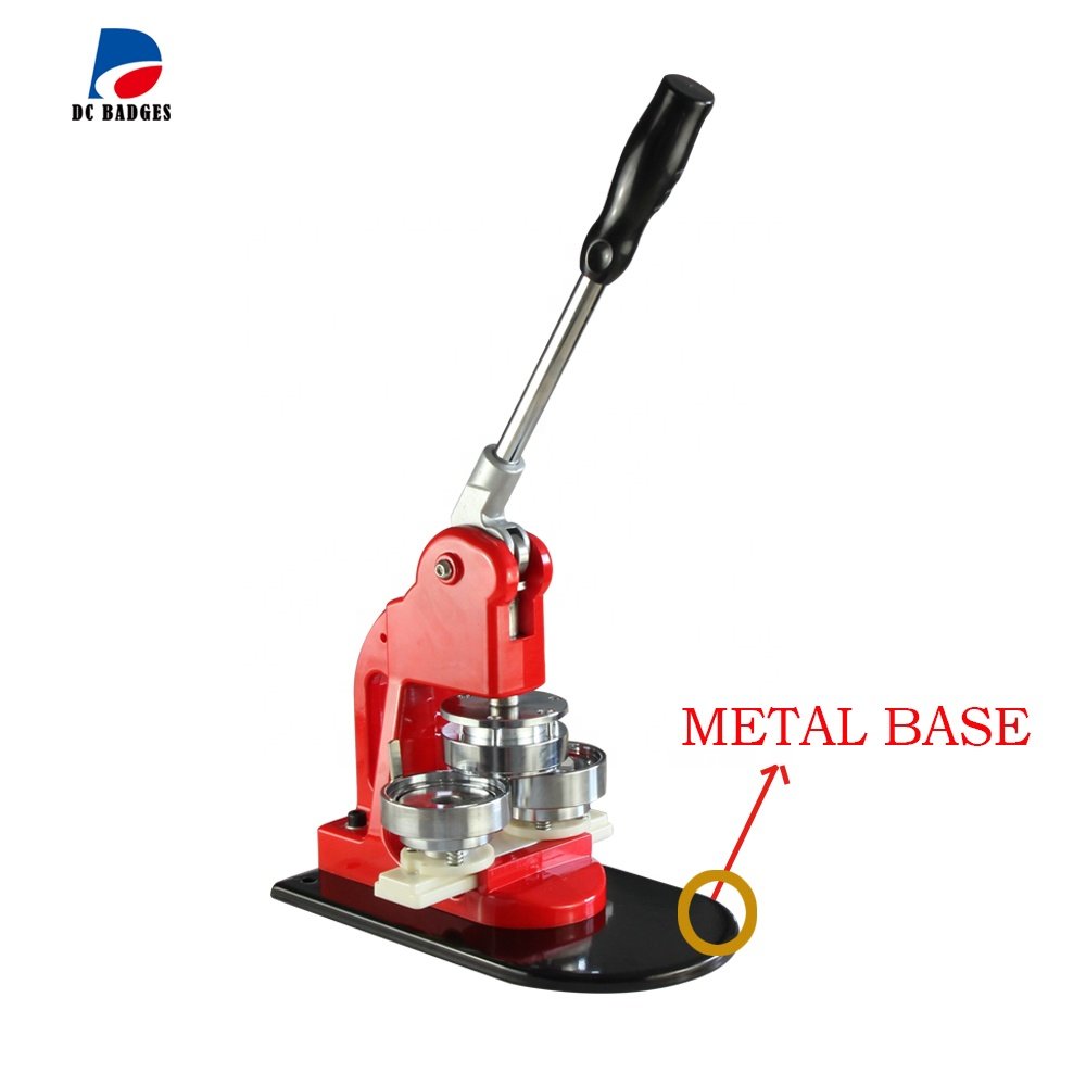2020 New Cheap Wholesale Pin Badge making Machine Button Maker with Metal Base