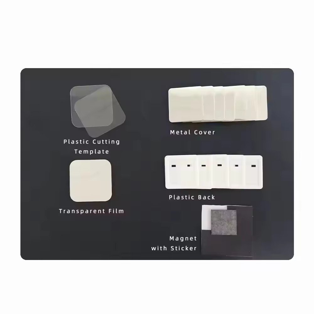 50MM Square Magnets Blue Color Making Machine With 100pcs Magnets